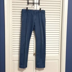 J. Crew 484 fit blue chino pants